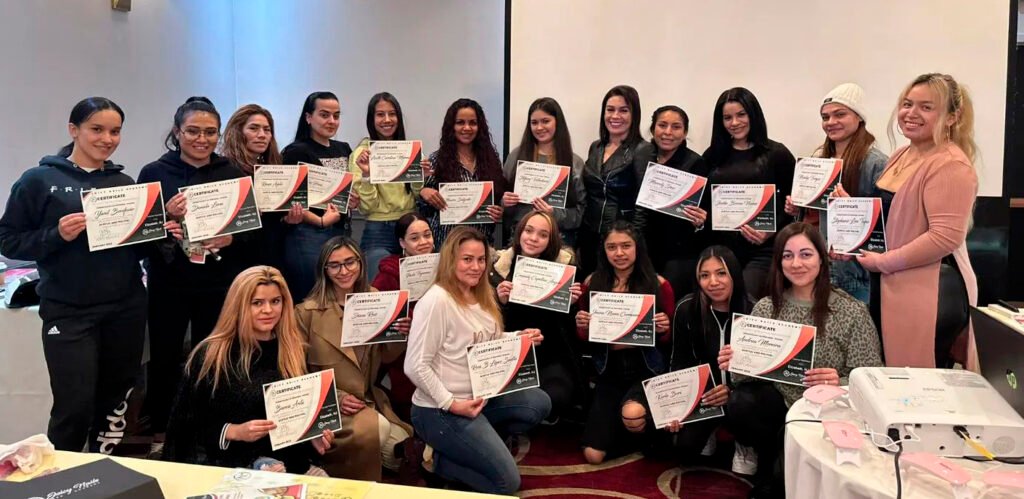 Entrega de titulos Curso Joicy Nails
