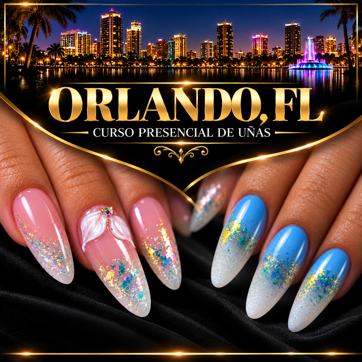 Curso presencial de uñas en Orlando, Florida