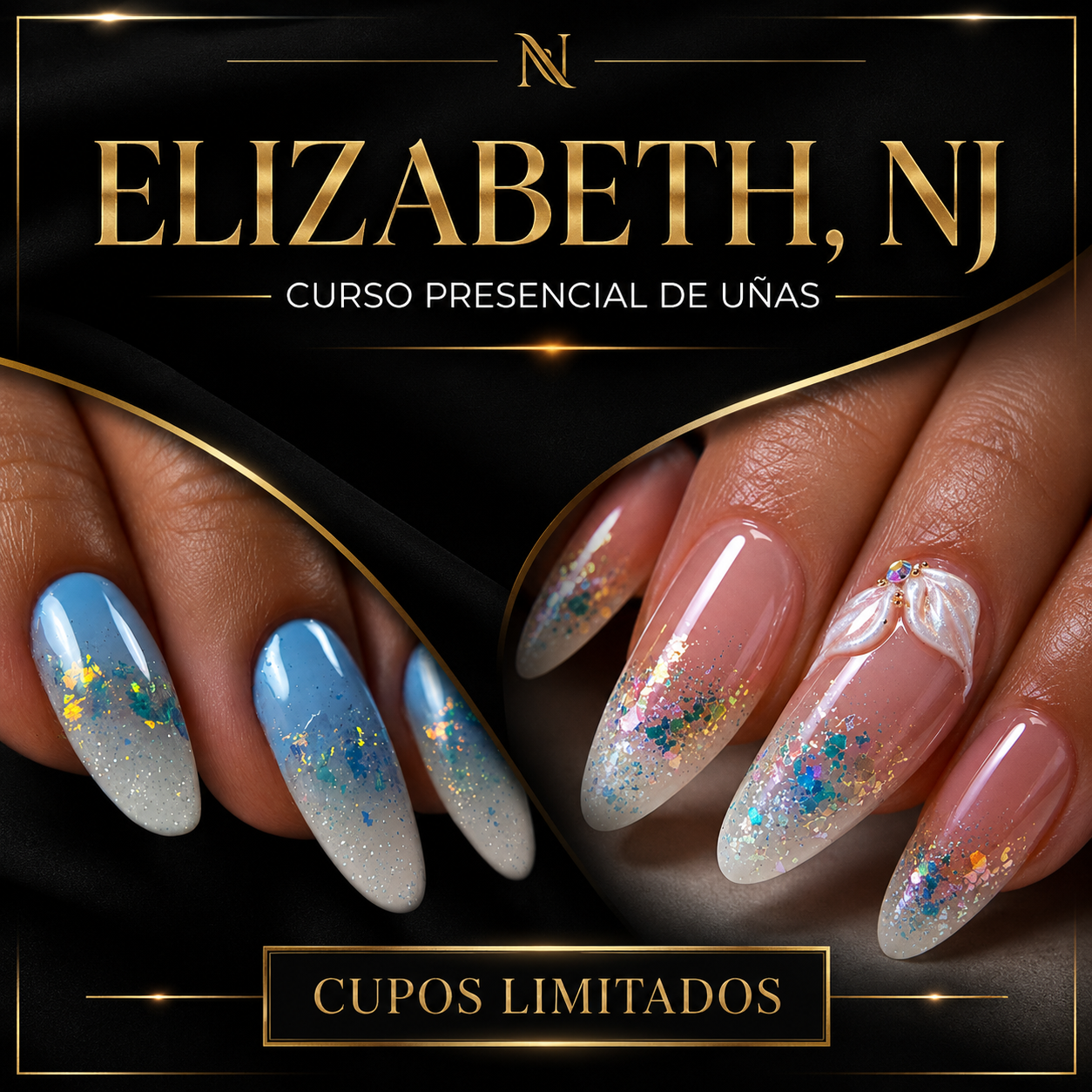 Curso presencial de uñas en Elizabeth, New Jersey